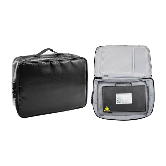 Travel-Safe Battery Storage Bag With Combination Lock - 14.6"×10.7"×4"