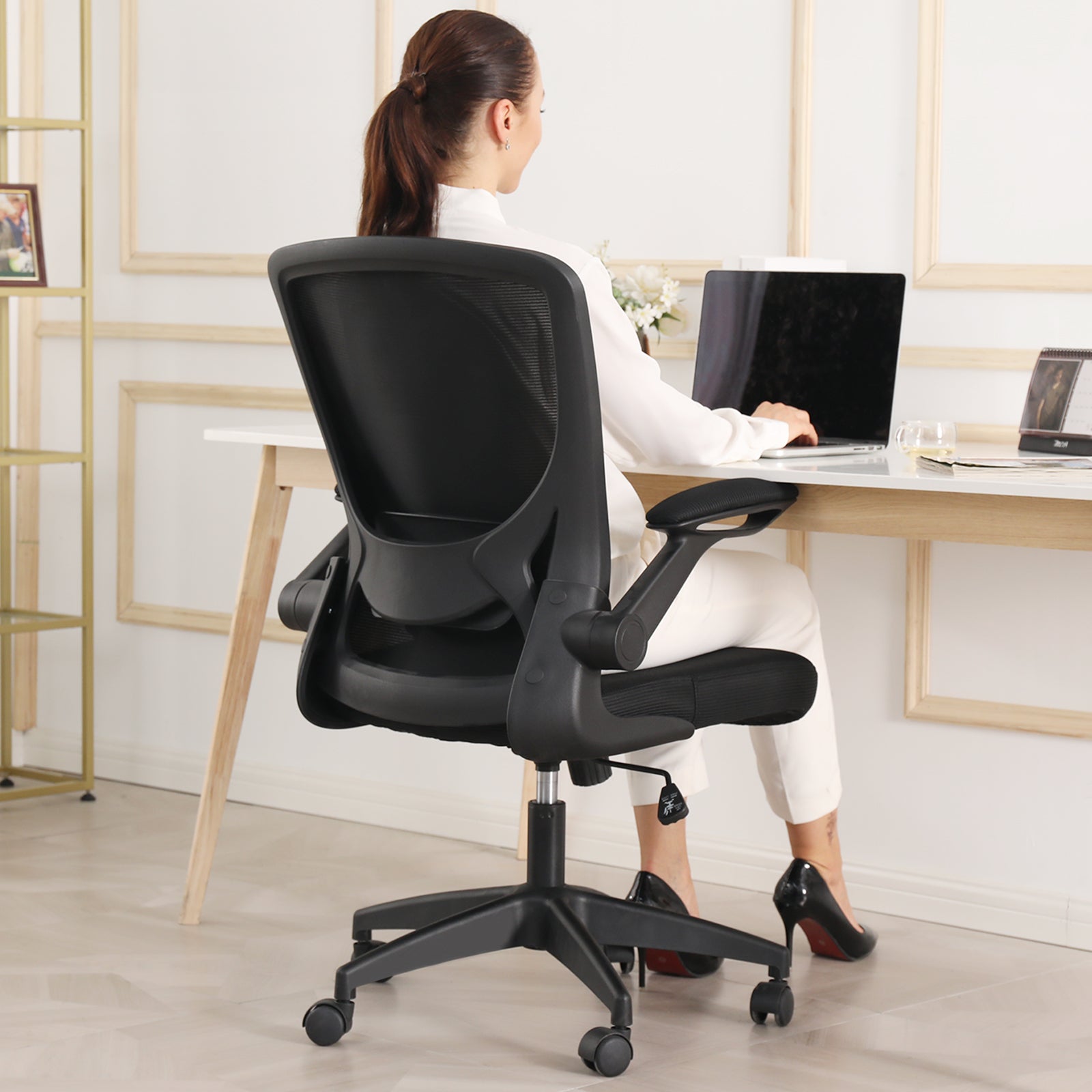 High Back Mesh Office Chairs, Shop Ergonomic Fabric Seat Desk Furniture