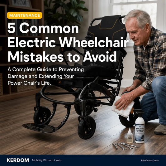 5 Common Electric Wheelchair Mistakes to Avoid