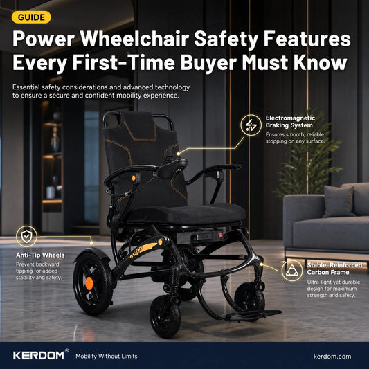 Power Wheelchair Safety Features Every First-Time Buyer Must Know