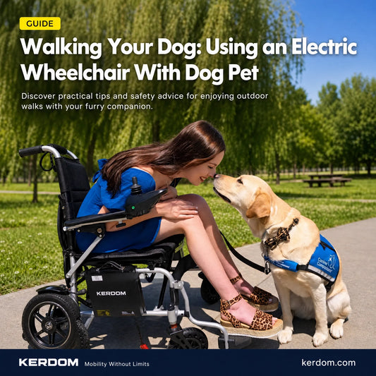 Walking Your Dog: Using an Electric Wheelchair With Dog Pet