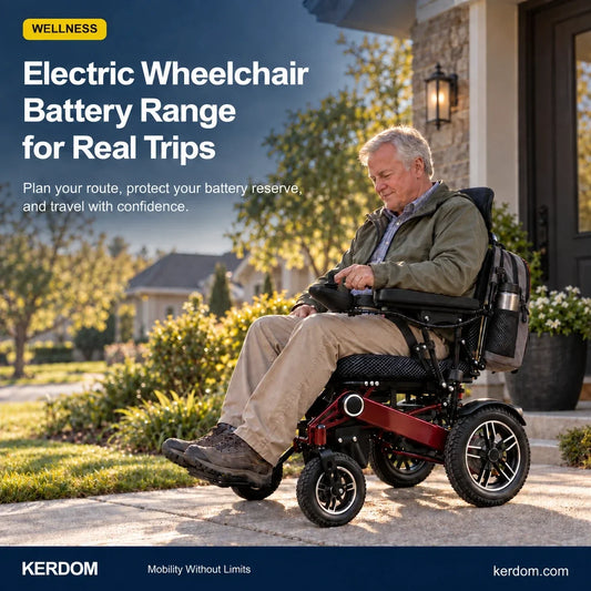 Electric Wheelchair Battery Range: How to Plan a Real Trip