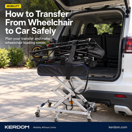 How to Transfer From Wheelchair to Car Safely | KERDOM