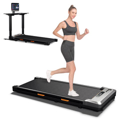 Walking Pad, Walking Area 2 in 1 Under Desk Treadmill,300lb Walking Treadmill with Remote Control and LED Display