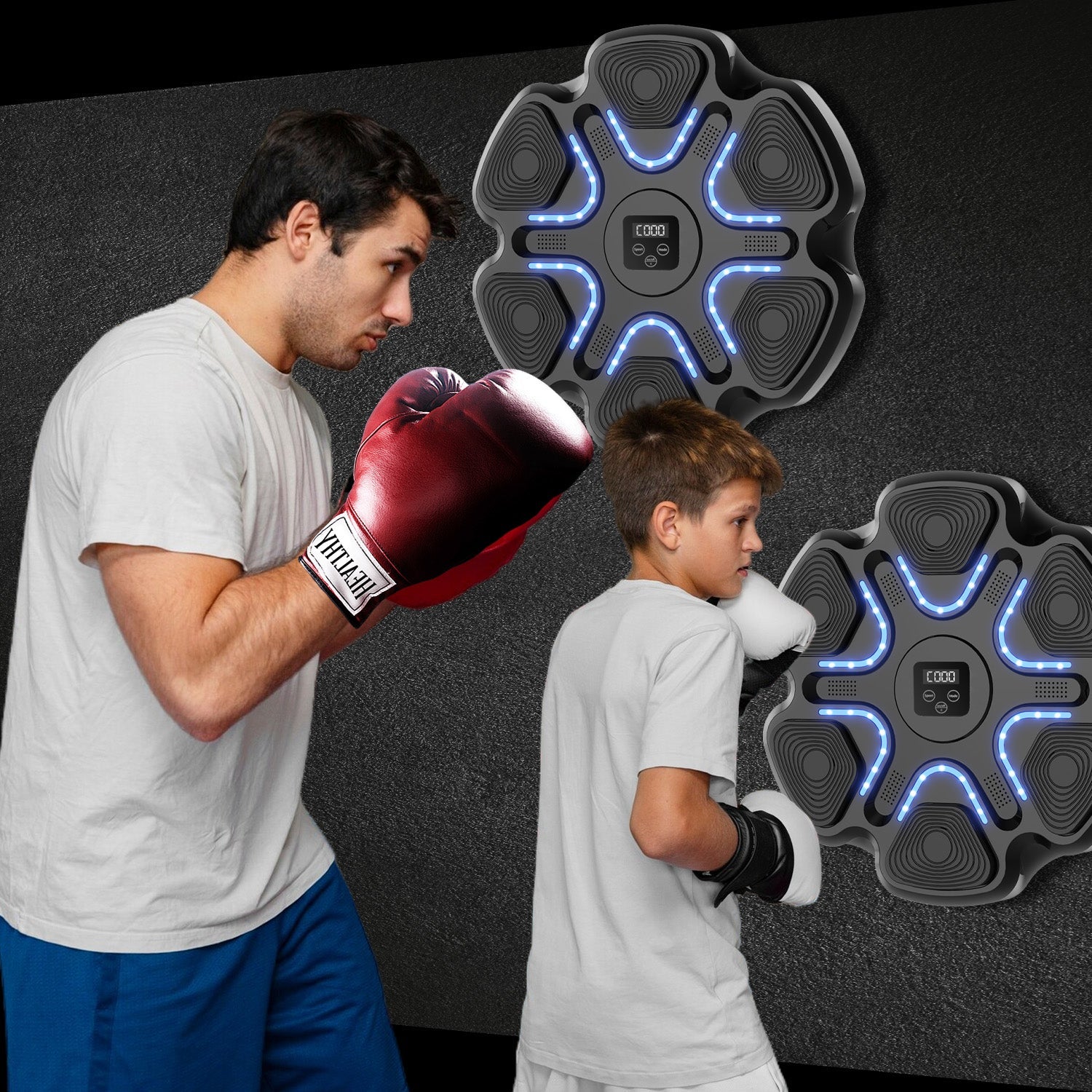 2024 Upgraded Adult Smart Music Boxing Machine With Boxing Gloves