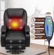 5032 Infinite Position Power Lift Recliner Chair w/ Massage & Heat