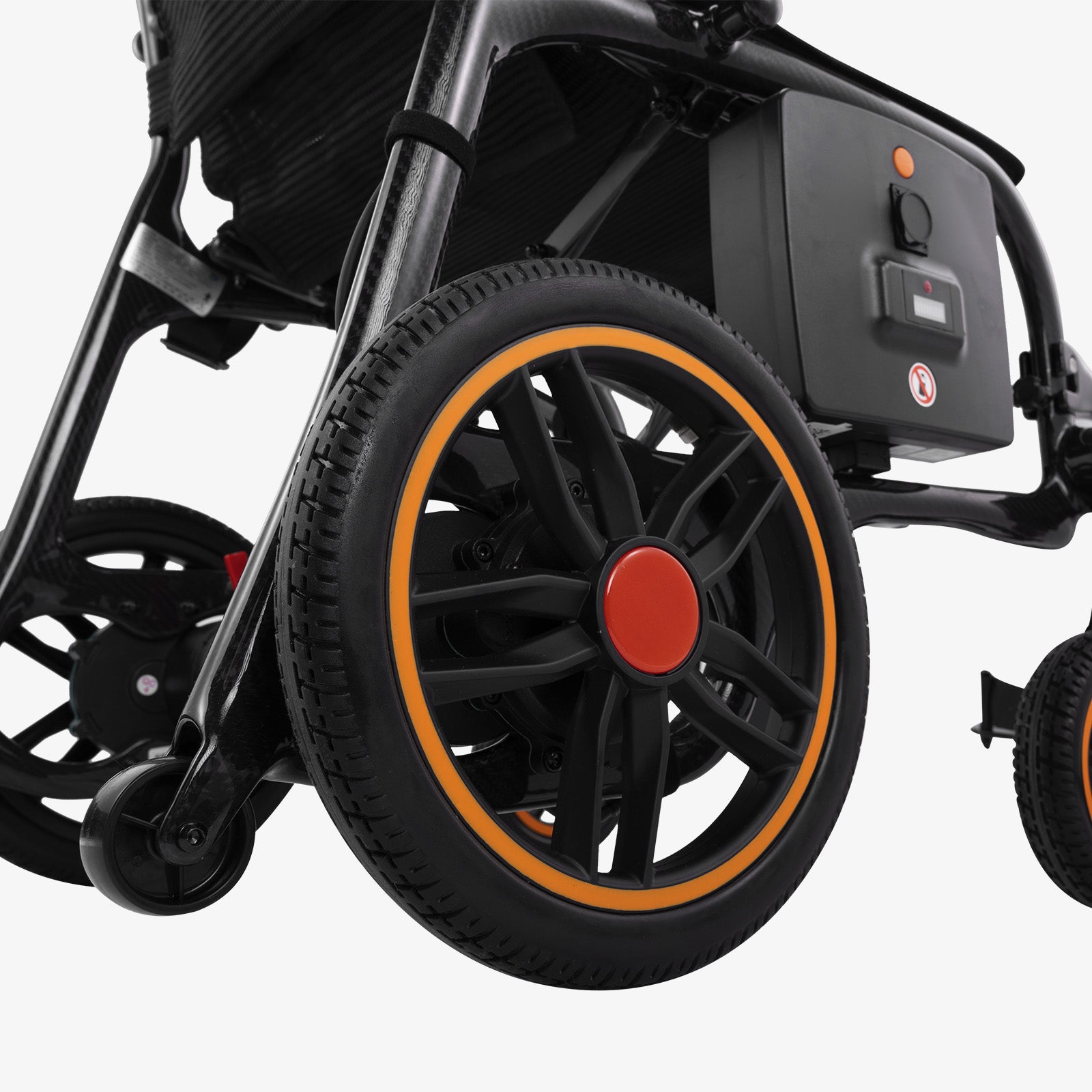 DX08 Carbon Fiber - 25.8lbs Ultra Remote Controlled Lightweight Electric Wheelchair