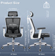 Ergonomic Desk Chair with Adjustable Lumbar Support