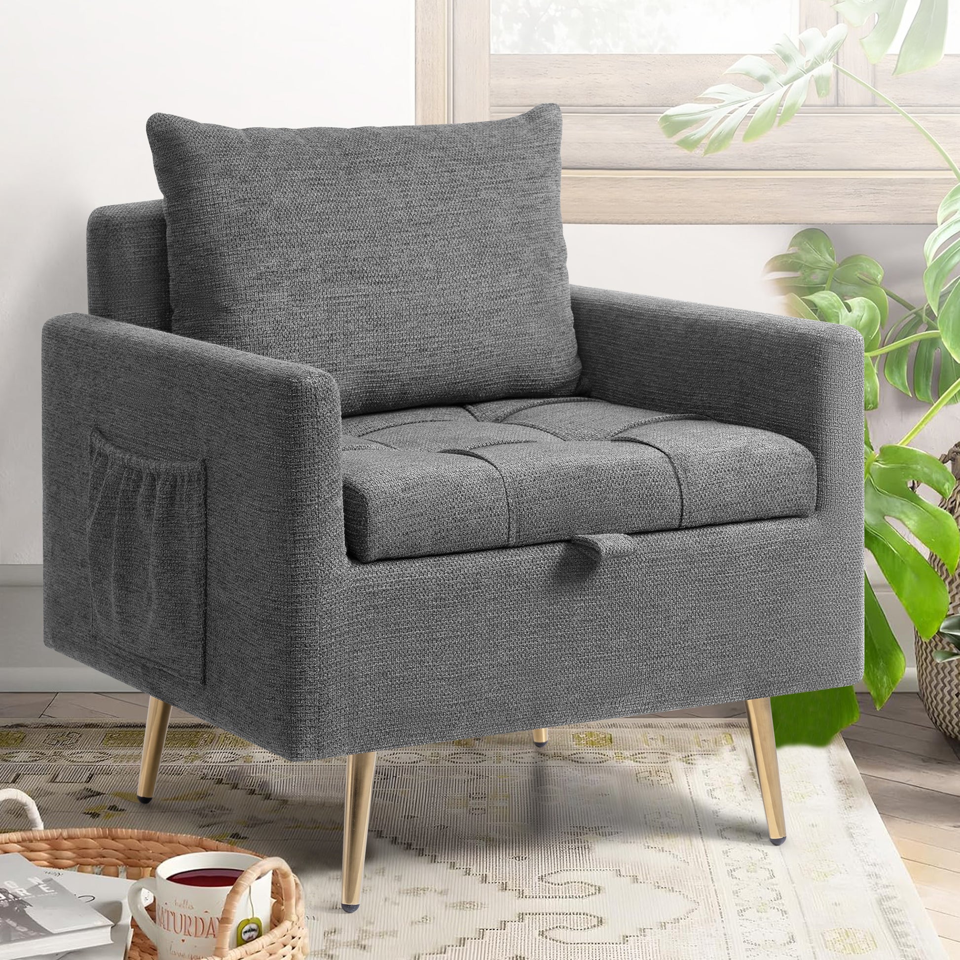 Marques Heritage Green Fabric ArmChair