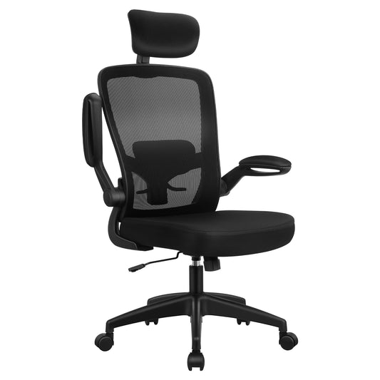 Rongbuk Home Office Chair Ergonomic Desk Chair Breathable Mesh Computer  Chair with Lumbar Support Armrest Executive Rolling Swivel Adjustable Task