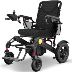 COOLHUT Foldable Electric Wheelchair for Adults, 20+ Miles All Terrain Motorized Power Electric Wheelchairs