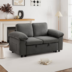 COOLHUT 36.1-inch Pull-out Sleeper Sofa Bed, Pull Out Futon Sofa Bed with Side Pocket, Loveseat Sleeper Sofa Couch, Sleeper Couches for Living Room, Apartment