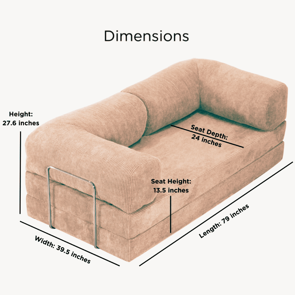 78.7'' Upholstered Sleeper Sofa