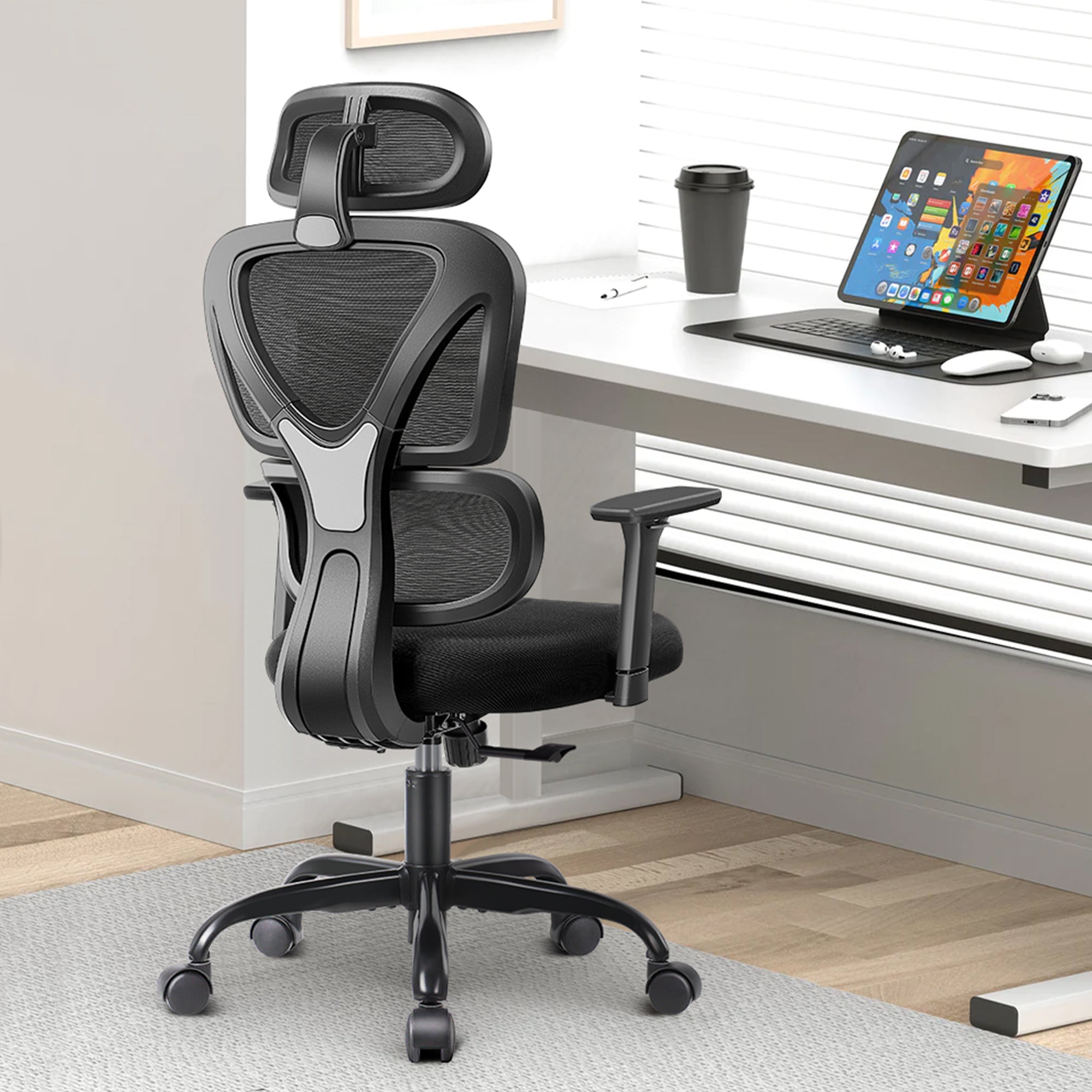 KERDOM High Back Ergonomic Office Chair with Lumbar Support