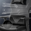 Kerdom Gaming Chair PC Chair with Ergonomics Lumbar Support