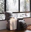 Manual Swivel Rocking Recliner Chair w/ Massage & Heat