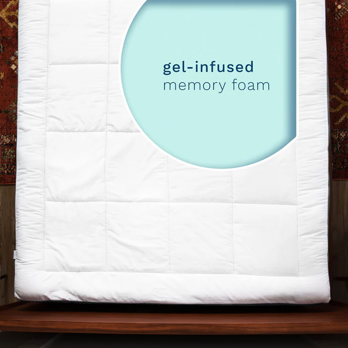 Memory Foam Cooling Gel Infusion 3" Mattress Topper