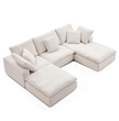 Cozyboy 5-Piece Modular Sofa Chaise (112'')