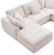 Cozyboy 5-Piece Modular Sofa Chaise (112'')