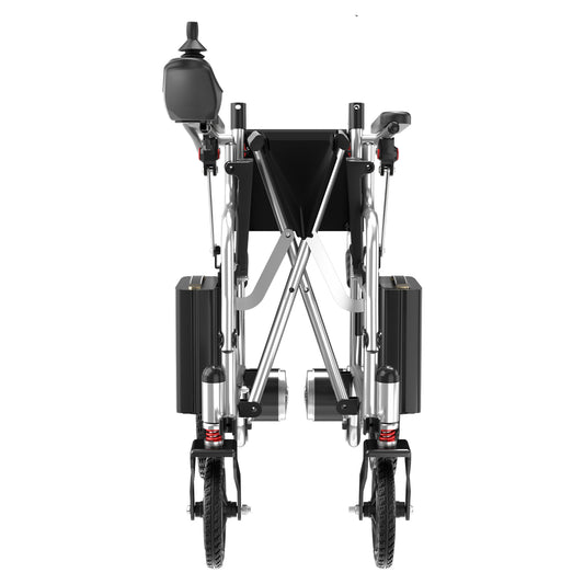 32 Miles Long Travel Range Lightweight Electric Wheelchair With 2 Batteries