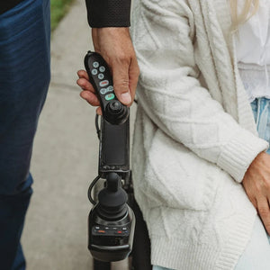 DX08 Carbon Fiber - 25.8lbs Ultra Remote Controlled Lightweight Electric Wheelchair