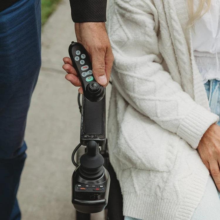 DX08 Carbon Fiber - 25.8lbs Ultra Remote Controlled Lightweight Electric Wheelchair