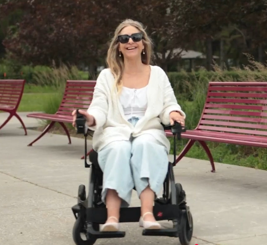 DX08 Carbon Fiber - 25.8lbs Ultra Remote Controlled Lightweight Electric Wheelchair