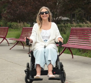 DX08 Carbon Fiber - 25.8lbs Ultra Remote Controlled Lightweight Electric Wheelchair