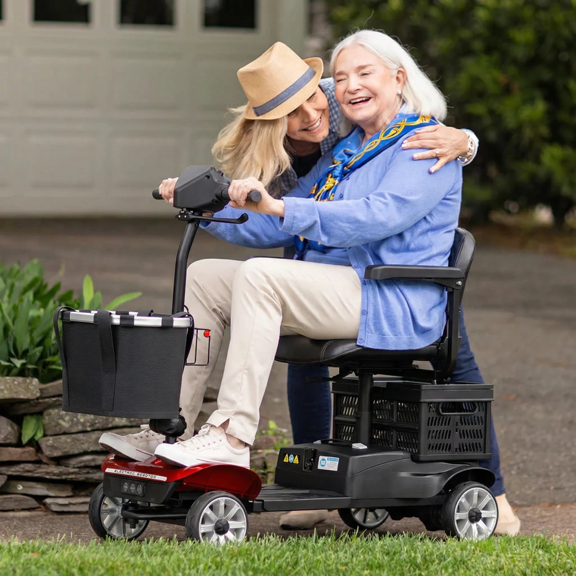 MS002 Foldable 4-Wheel Mobility Scooter for Seniors