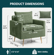 Marques Heritage Green Fabric ArmChair