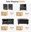 Cozyboy 5-Piece Modular Sofa Chaise (112'')