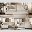 Cozyboy 5-Piece Modular Sofa Chaise (112'')