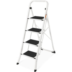 Folding Step Stool with Wide Anti-Slip Pedal, 330lbs Capacity Portable Lightweight Ladders for Home Kitchen Outdoor