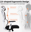 Ergonomic Computer Desk Chair Upgrade Adjustable Lumbar Support