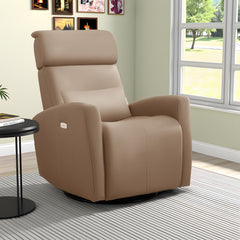 Power Swivel Rocker Recliner Chair, Glider Rocker Recliner for Living Room, Small Nursery Chair Recliner with USB port