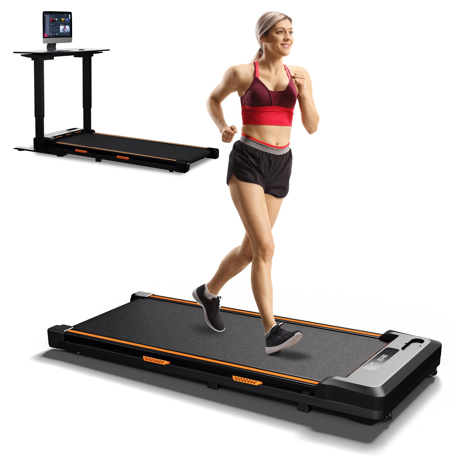 Under Desk Treadmill Slim Work Office Treadmill – Kerdom