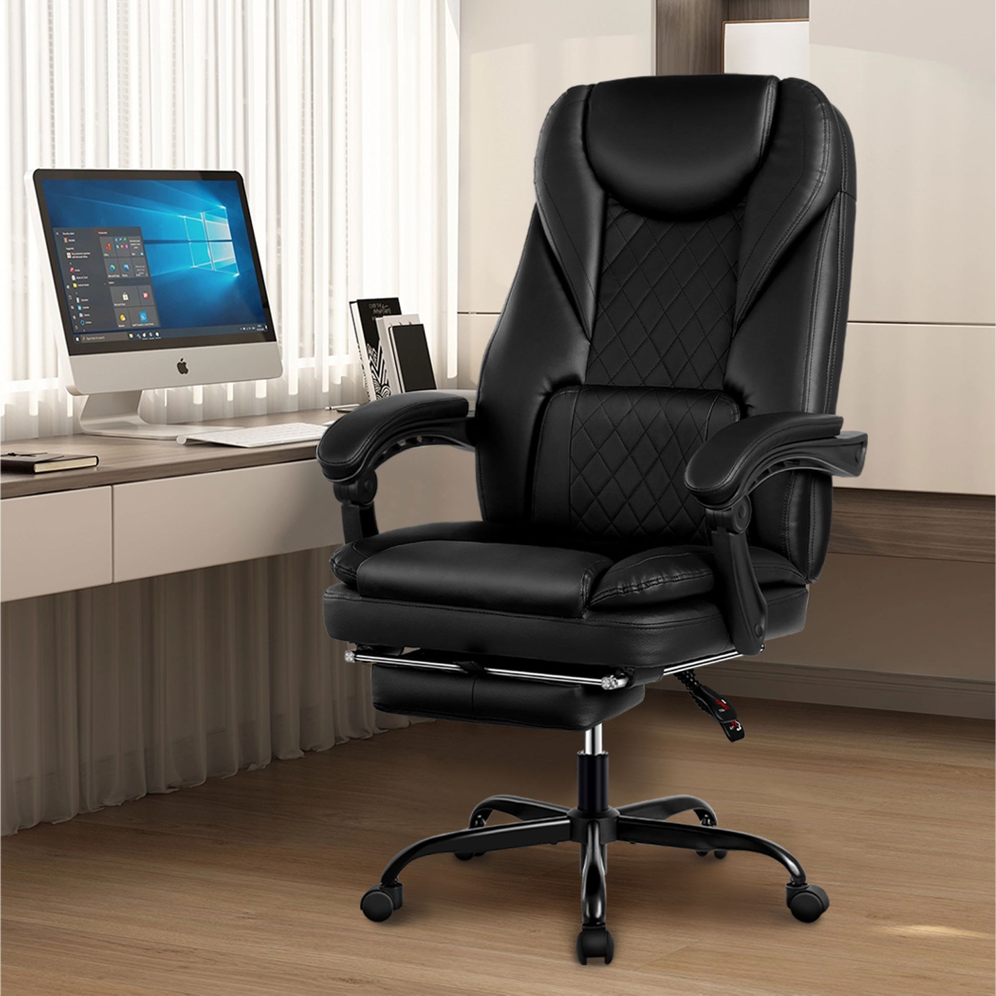 Big and Tall Executive Office Chair With Foot Rest SDA003 – Kerdom