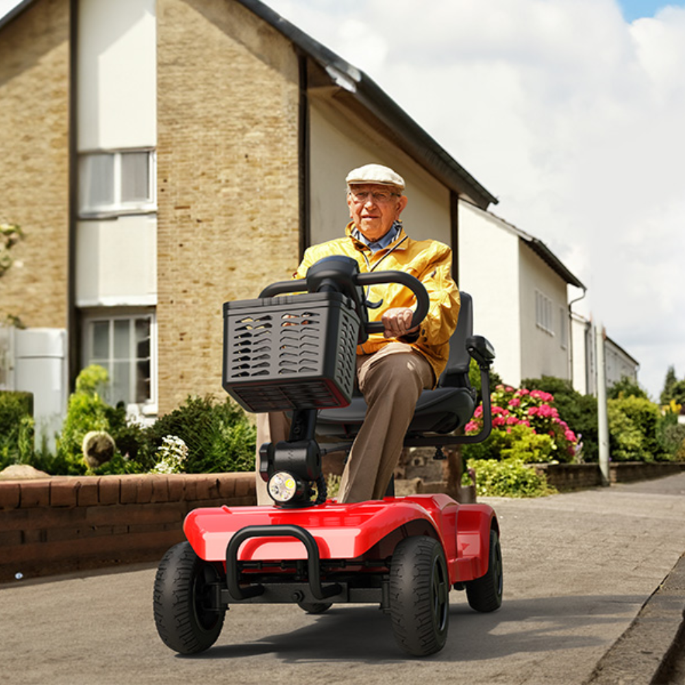 4-Wheel Electric Foldable  Mobility Scooter for Seniors