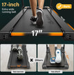 3 in 1 Foldable Treadmill with Removable Desk