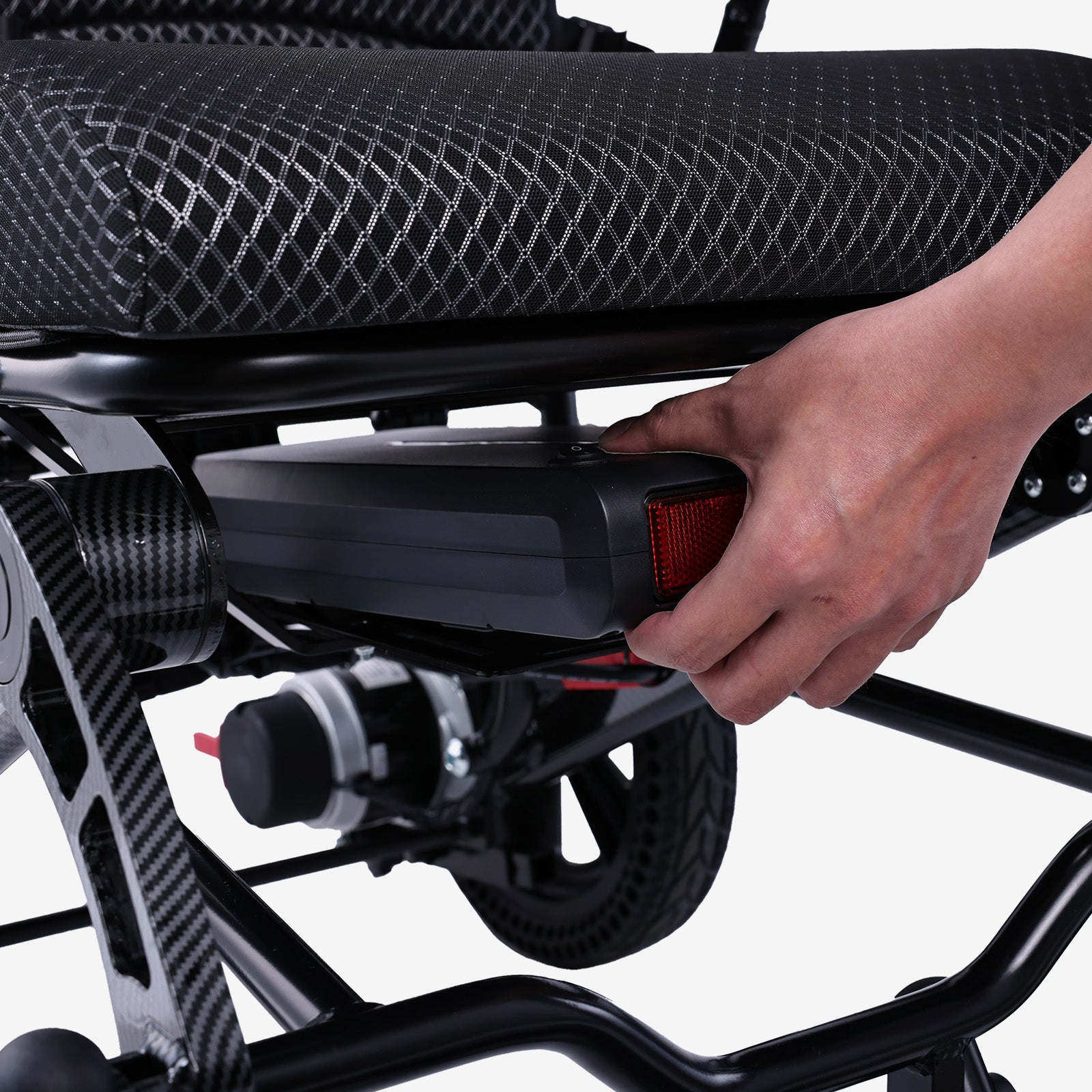 DX05 Pro Foldable Outdoor All-Terrain Electric Wheelchair – Airline Approved