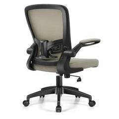 Office Chair, Ergonomic Desk Chair with Adjustable Lumbar Support and Flip up Arms