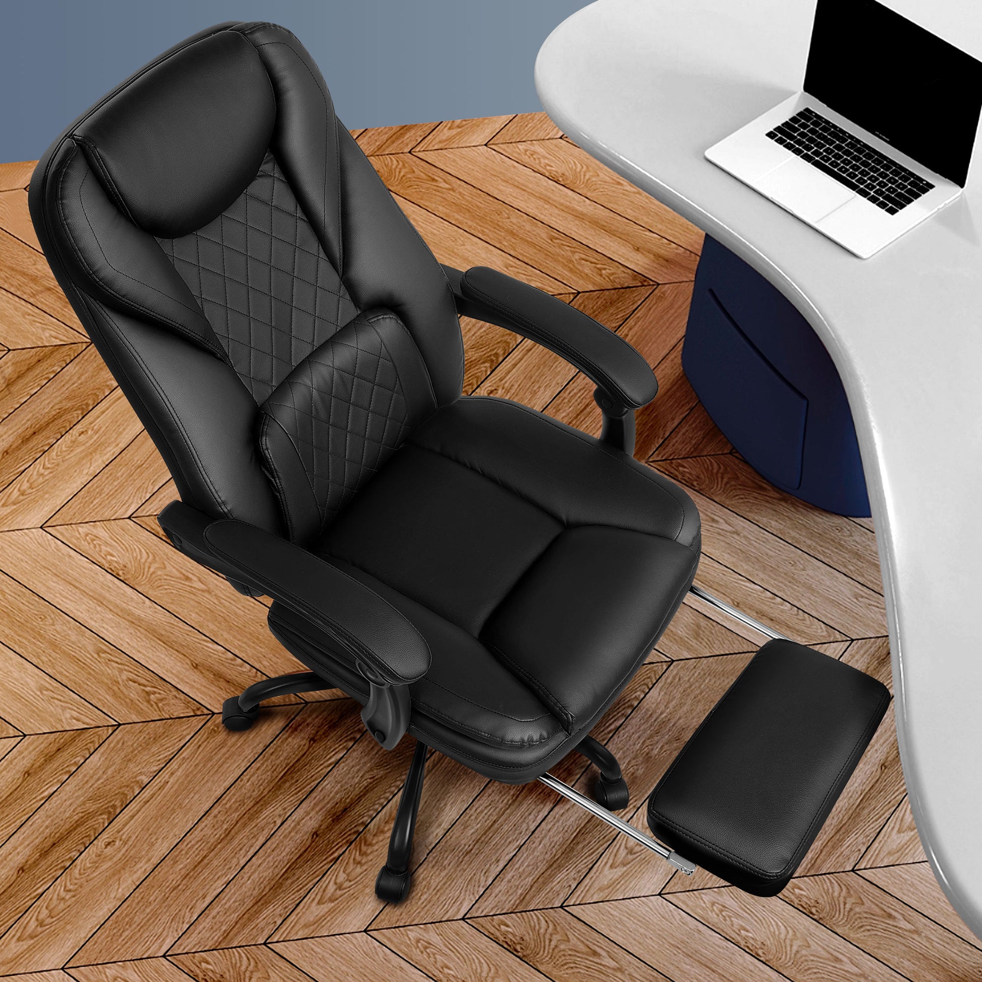 Big and Tall Executive Office Chair With Foot Rest SDA003