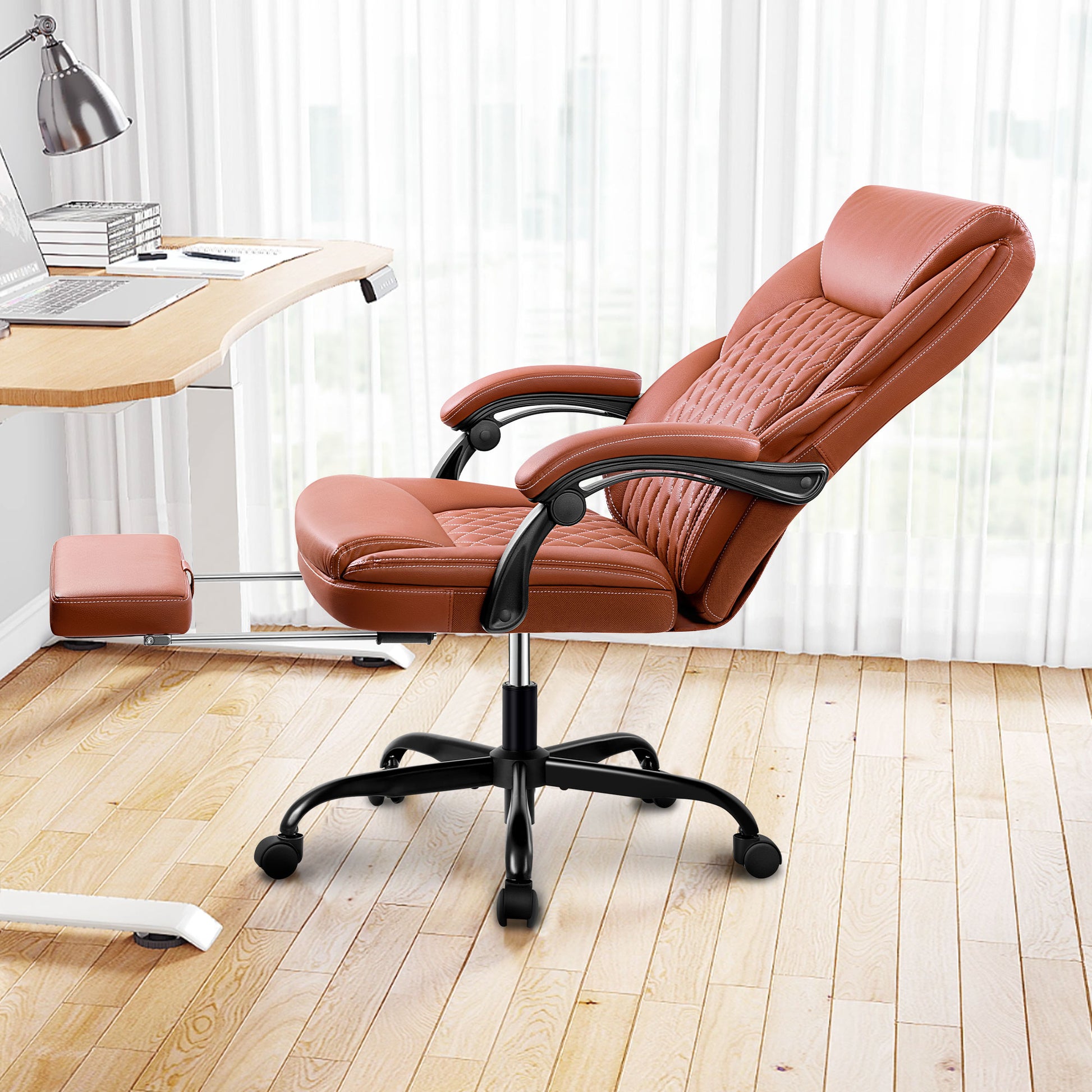 Big and Tall Office Chair Executive Office Chair with Foot Rest