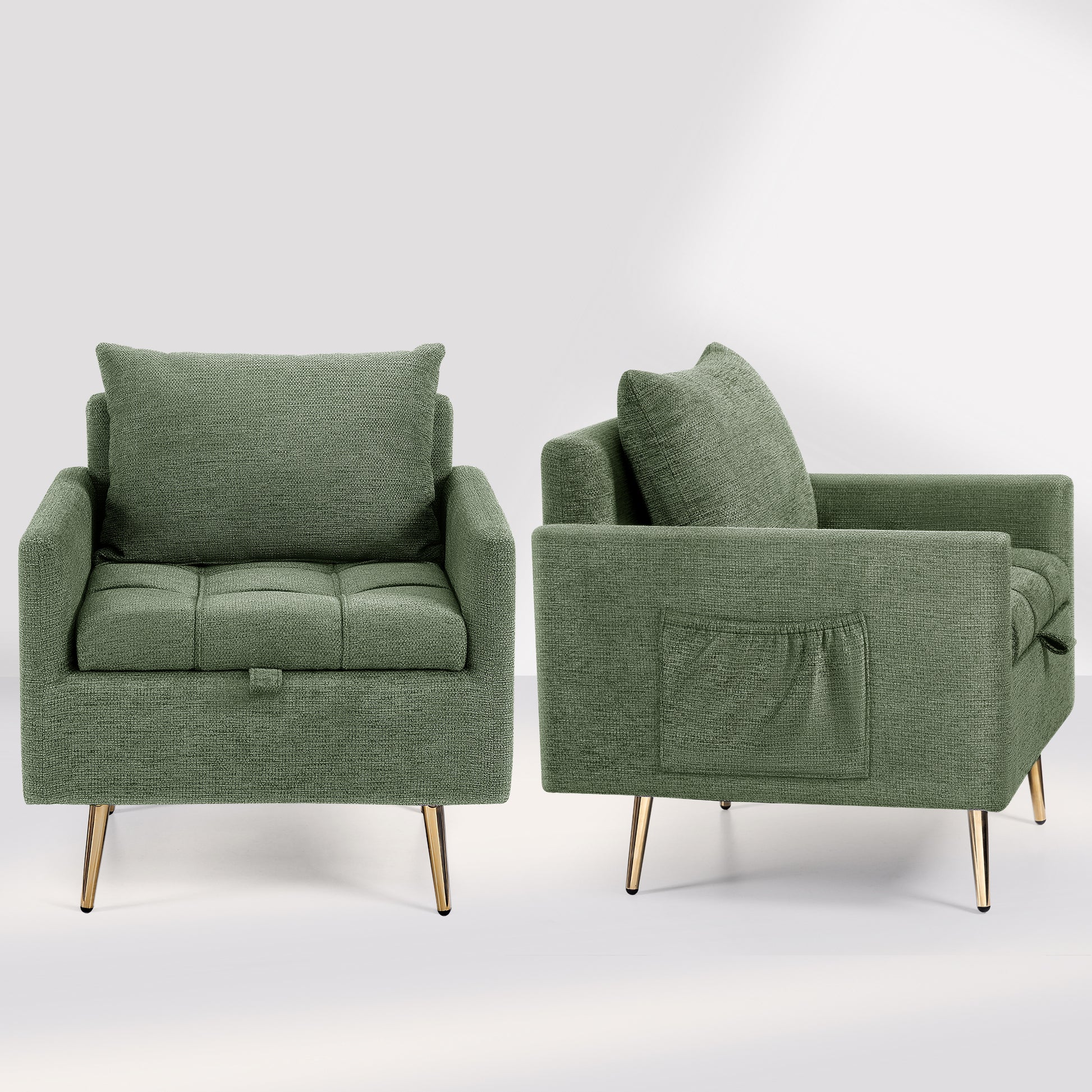 Marques Heritage Green Fabric ArmChair