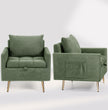 Marques Heritage Green Fabric ArmChair