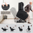 5032 Infinite Position Power Lift Recliner Chair w/ Massage & Heat