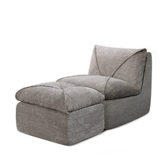 W Leisure Sofa Chair, Soft Armless Single Chair, Modern Lounge Sofa Accent Chair for Living Room Bedroom,
