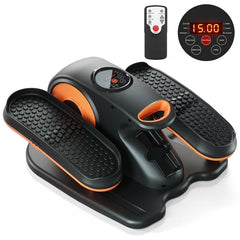 CoolHut Under Desk Elliptical Machine, Ellipse Leg Exerciser for Seniors Fully Assembled, Quiet & Portable Electric Seated Pedal Exerciser with Remote Control & 12 Adjustable Speeds