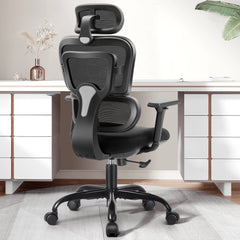 CoolHut Ergonomic Office Chair Desk Chair High Back Computer Chair with Lumbar Support, High-Sponge Cushion Home Office Chair, 300lbs