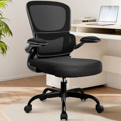 COOLHUT Ergonomic Office Chair, High Back Mesh Desk Chair with Lumbar Support and Adjustable Headrest, Home Office Chair, Computer Gaming Chair, 300lbs